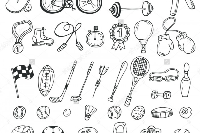 stock-vector-hand-drawn-sport-icon-set-fitness-and-sport-vector-illustration-277227656